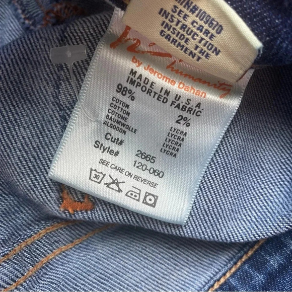 Citizens of Humanity Y2K Low Rise Flare Embroidered Pocket Dark Wash Jeans - Picture 15 of 16